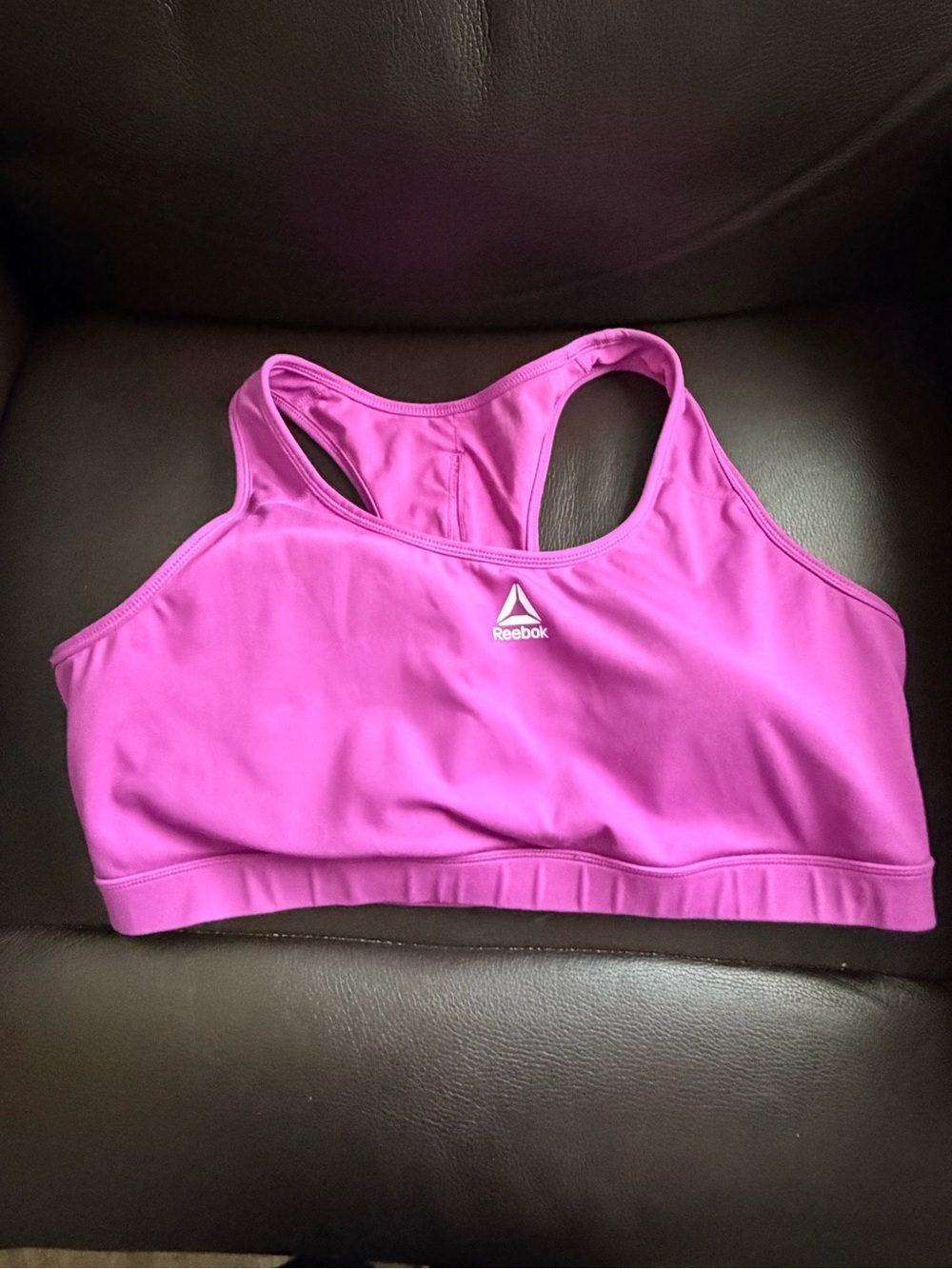 Reebok Bright Pink Racerback Sports Bra